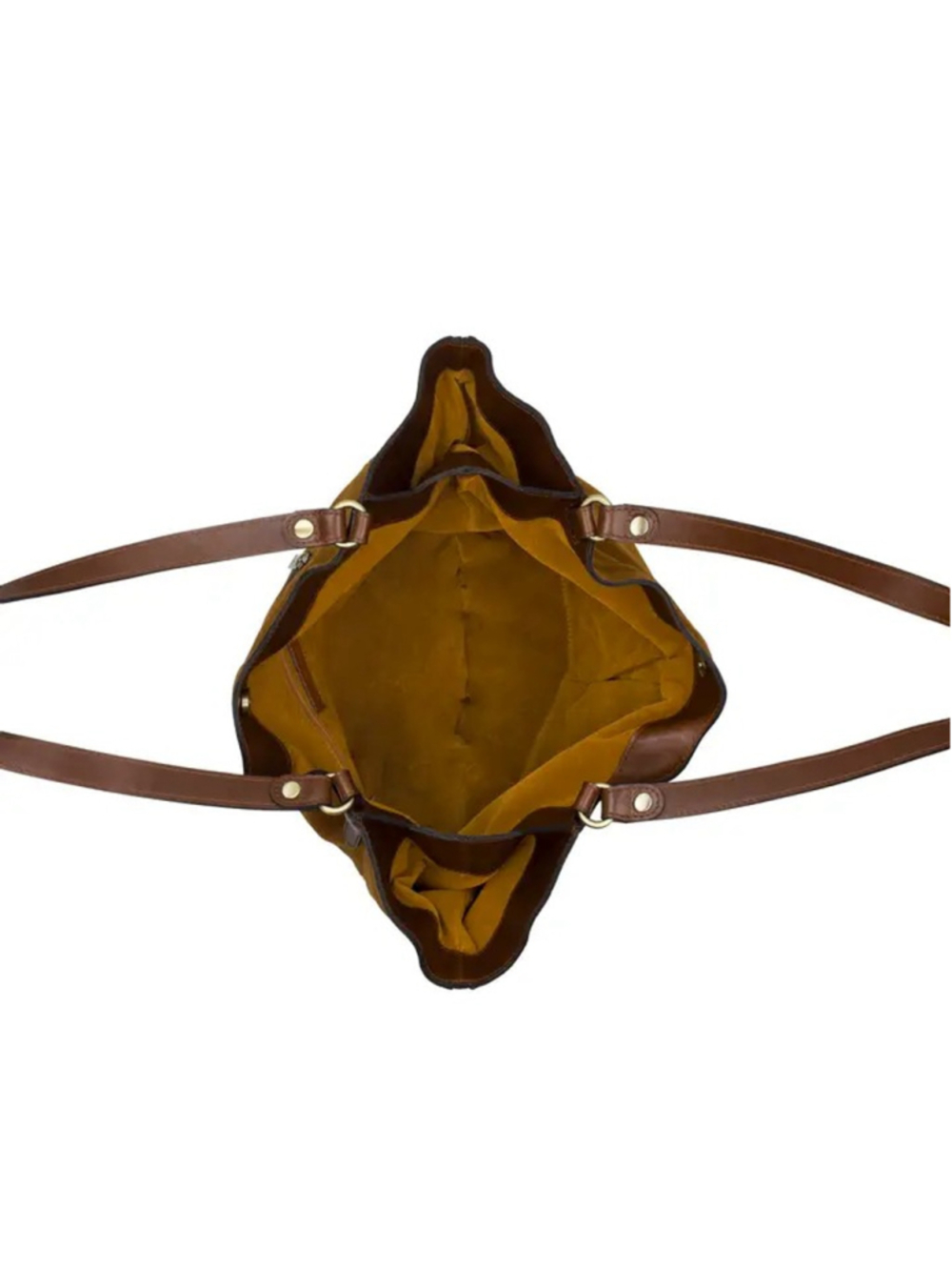 Patricia Liliane Tote - Suede Golden Brown - Picture 3 of 7